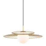 ITALUX Sarah Złoty Wisząca 1xE27 40W MDM-4000/1 GD