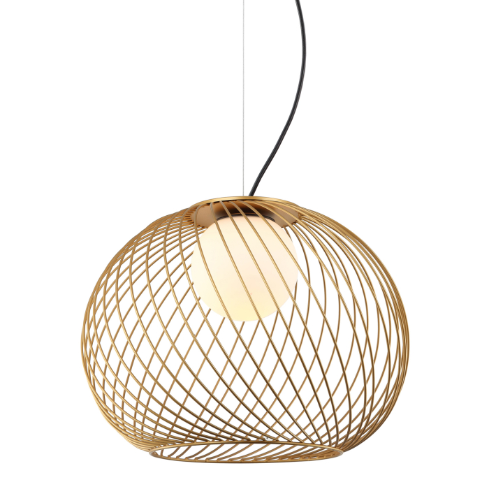 ITALUX Clarisa Złoty Wisząca 1xE27 40W MDM-3842-1 GD