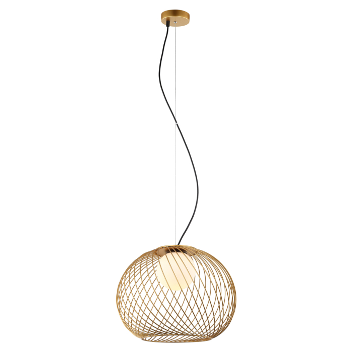 ITALUX Clarisa Złoty Wisząca 1xE27 40W MDM-3842-1 GD