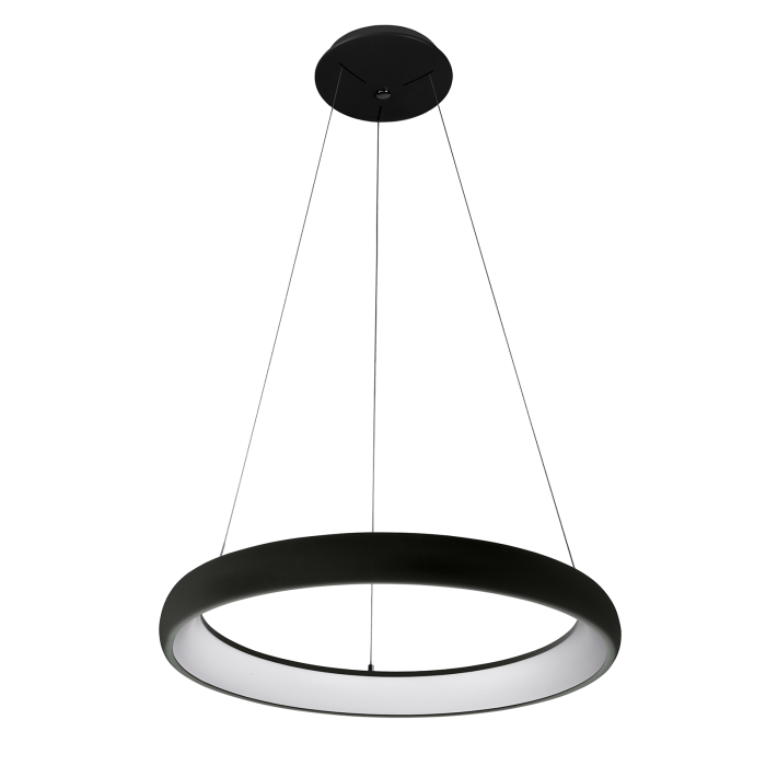 ITALUX Alessia Czarny Wisząca LED 50W 2750lm 3000K 5280-850RP-BK-3