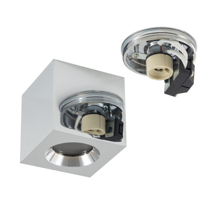 Nowodvorski PARANA   Natynkowe Max moc 15W only LED GU10 IP44 Chrom 10717
