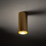 Nowodvorski MONO S   Natynkowe Max moc 10W only LED GU10  Satynowy złoty 10782
