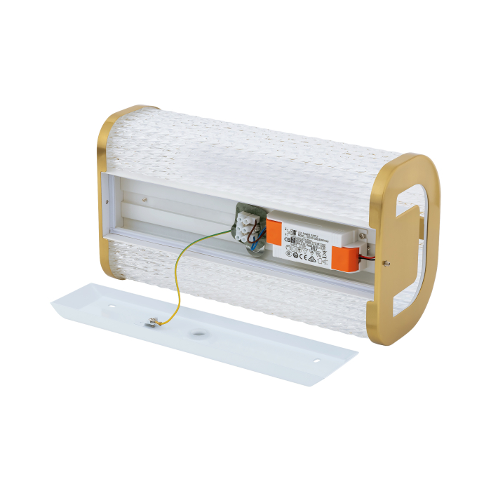 Nowodvorski PALMAS LED  Ścienna Kinkiety Max moc 15W LED IP44 4000K Mosiądz 10730