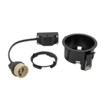 Nowodvorski CUP   Podtynkowa Max moc 10W only LED GU10  Czarny 10789