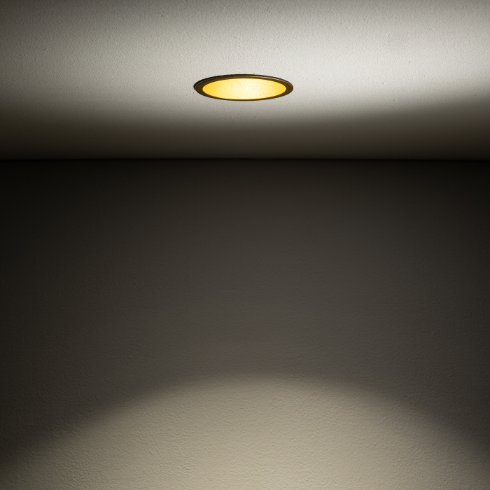 Nowodvorski CUP   Podtynkowa Max moc 10W only LED GU10  Satynowy złoty 10791