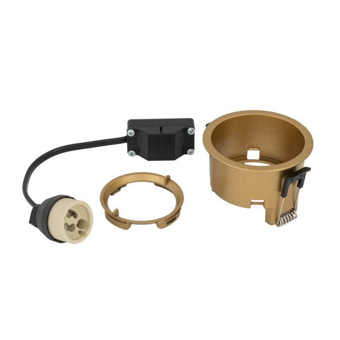 Nowodvorski CUP   Podtynkowa Max moc 10W only LED GU10  Satynowy złoty 10791