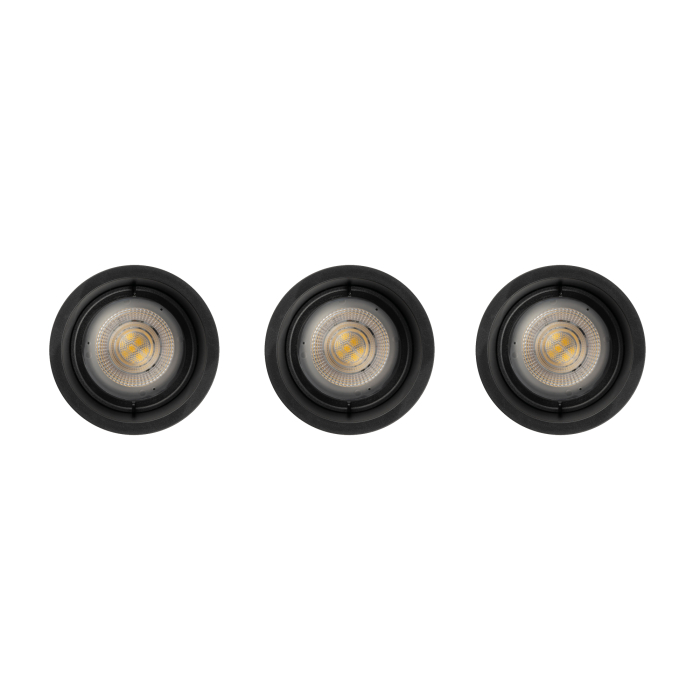 Nowodvorski CUP 3 PC SET   Podtynkowa Max moc 10W only LED GU10  Czarny 10794