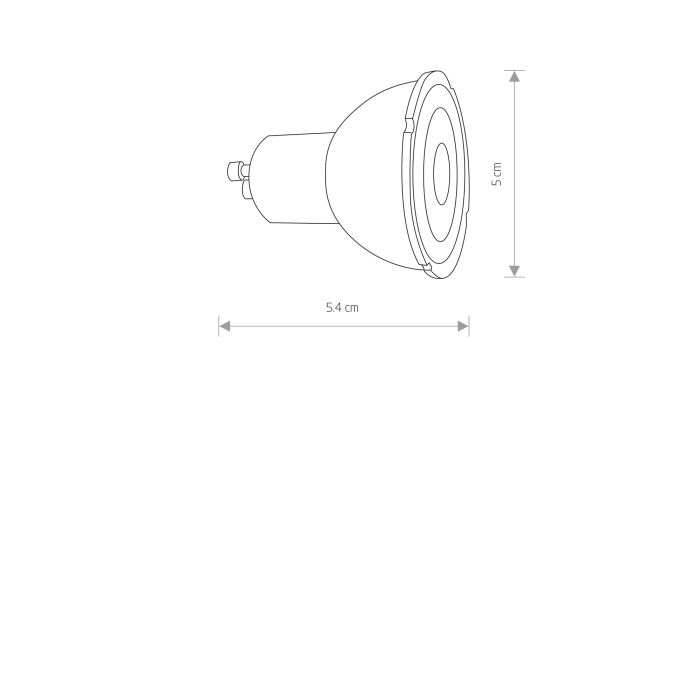Nowodvorski REFLECTOR LED, GU10, R50, 7W, DIMMABLE  GU10 R50 Max moc 7W LED 3000K Czarny 10995