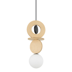 Nowodvorski DROPS WOOD A  Lampy sufitowe Lampy wiszące Max moc 12W only LED G9  Naturalne drewno 11173