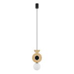 Nowodvorski DROPS WOOD B  Lampy sufitowe Lampy wiszące Max moc 12W only LED G9  Naturalne drewno 11174