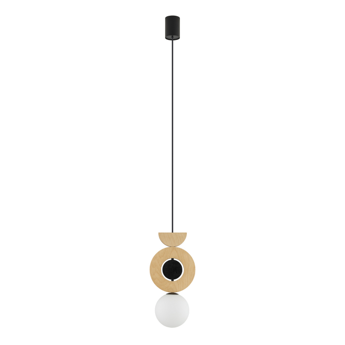 Nowodvorski DROPS WOOD B  Lampy sufitowe Lampy wiszące Max moc 12W only LED G9  Naturalne drewno 11174