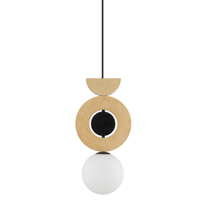 Nowodvorski DROPS WOOD B  Lampy sufitowe Lampy wiszące Max moc 12W only LED G9  Naturalne drewno 11174