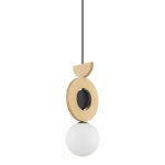 Nowodvorski DROPS WOOD B  Lampy sufitowe Lampy wiszące Max moc 12W only LED G9  Naturalne drewno 11174