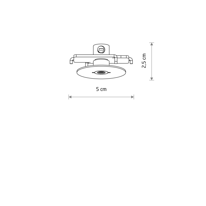 Nowodvorski CAMELEON CANOPY F MINI System Cameleon Puszka  Satynowa miedź 11187