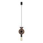 Nowodvorski DROPS WOOD D  Lampy sufitowe Lampy wiszące Max moc 25W only LED E27  Ciemne drewno 11176