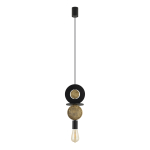 Nowodvorski DROPS WOOD E  Lampy sufitowe Lampy wiszące Max moc 25W only LED E27  Czarny 11177