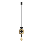 Nowodvorski DROPS WOOD F  Lampy sufitowe Lampy wiszące Max moc 25W only LED E27  Złoty 11180