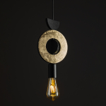 Nowodvorski DROPS WOOD F  Lampy sufitowe Lampy wiszące Max moc 25W only LED E27  Złoty 11180