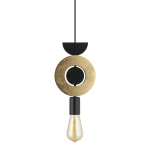 Nowodvorski DROPS WOOD F  Lampy sufitowe Lampy wiszące Max moc 25W only LED E27  Złoty 11180