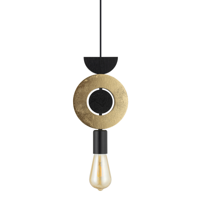 Nowodvorski DROPS WOOD F  Lampy sufitowe Lampy wiszące Max moc 25W only LED E27  Złoty 11180