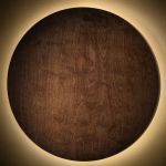 Nowodvorski RING TIMBER LED XXL  Ścienna Kinkiety Max moc 22W LED  3000K Ciemne drewno 11178