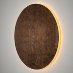 Nowodvorski RING TIMBER LED XXL  Ścienna Kinkiety Max moc 22W LED  3000K Ciemne drewno 11178