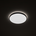 Nowodvorski AGNES ROUND LED PRO  Lampy sufitowe Plafon Max moc 22W LED IP44 3000K Czarny 10971