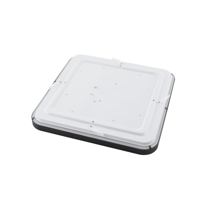 Nowodvorski AGNES SQUARE LED PRO  Lampy sufitowe Plafon Max moc 32W LED IP44 3000K Czarny 10985