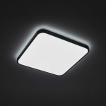 Nowodvorski AGNES SQUARE LED PRO  Lampy sufitowe Plafon Max moc 32W LED IP44 4000K Czarny 10986