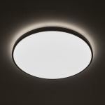 Nowodvorski AGNES ROUND LED PRO  Lampy sufitowe Plafon Max moc 32W LED IP44 3000K Czarny 10973