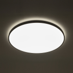 Nowodvorski AGNES ROUND LED PRO  Lampy sufitowe Plafon Max moc 64W LED IP44 3000K Czarny 10975