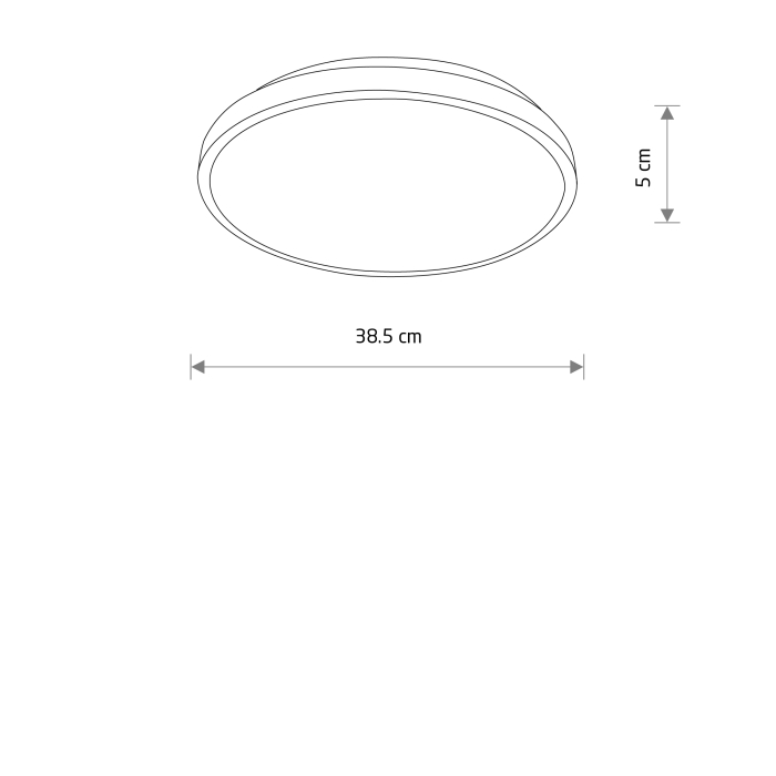 Nowodvorski AGNES ROUND LED PRO  Lampy sufitowe Plafon Max moc 22W LED IP44 4000K Biały 10978