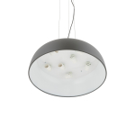 Nowodvorski SATELLITE M  Lampy sufitowe Lampy wiszące Max moc 25W only LED E27  Szary 11232