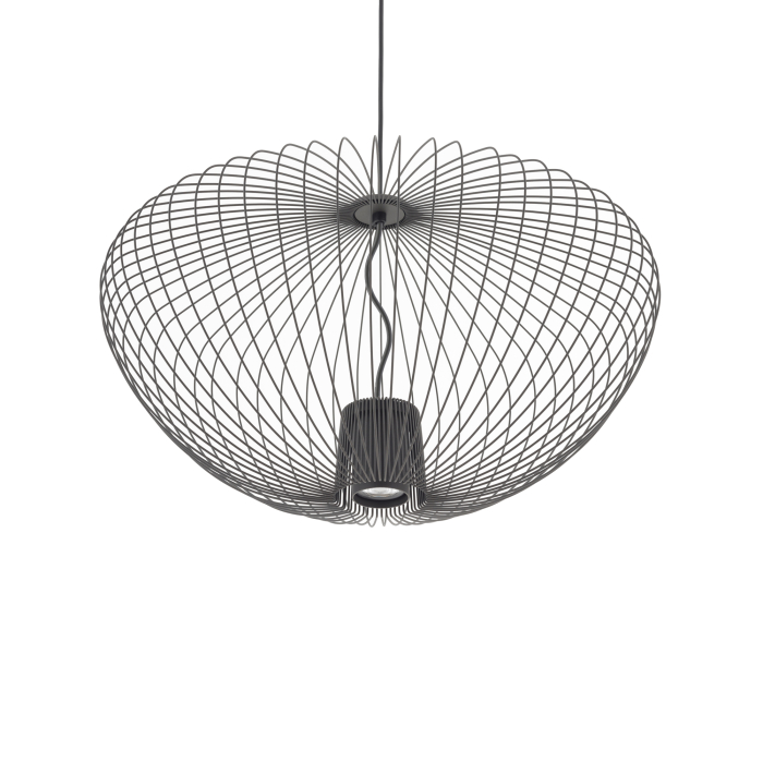 Nowodvorski PUMPKIN M  Lampy sufitowe Lampy wiszące Max moc 10W only LED GU10  Szary 11245