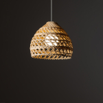 Nowodvorski BOHO S  Lampy sufitowe Lampy wiszące Max moc 25W only LED E27  Naturalne drewno 11150