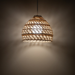 Nowodvorski BOHO S  Lampy sufitowe Lampy wiszące Max moc 25W only LED E27  Naturalne drewno 11150