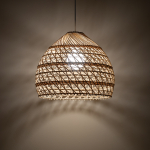 Nowodvorski BOHO M  Lampy sufitowe Lampy wiszące Max moc 25W only LED E27  Naturalne drewno 11151
