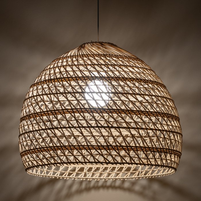 Nowodvorski BOHO L  Lampy sufitowe Lampy wiszące Max moc 25W only LED E27  Naturalne drewno 11152