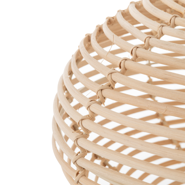 Nowodvorski RATTAN S  Lampy sufitowe Lampy wiszące Max moc 25W only LED E27  Naturalne drewno 11153