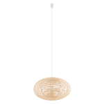 Nowodvorski RATTAN M  Lampy sufitowe Lampy wiszące Max moc 25W only LED E27  Naturalne drewno 11154