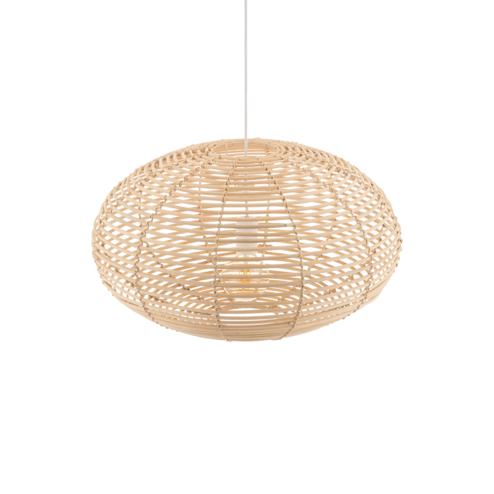 Nowodvorski RATTAN M  Lampy sufitowe Lampy wiszące Max moc 25W only LED E27  Naturalne drewno 11154