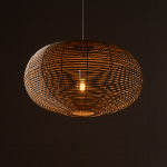 Nowodvorski RATTAN L  Lampy sufitowe Lampy wiszące Max moc 25W only LED E27  Naturalne drewno 11155