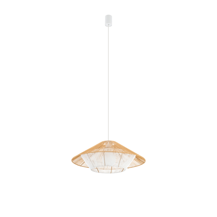 Nowodvorski JAPANDI S  Lampy sufitowe Lampy wiszące Max moc 25W only LED E27  Naturalne drewno 11156