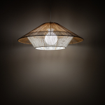 Nowodvorski JAPANDI S  Lampy sufitowe Lampy wiszące Max moc 25W only LED E27  Naturalne drewno 11156