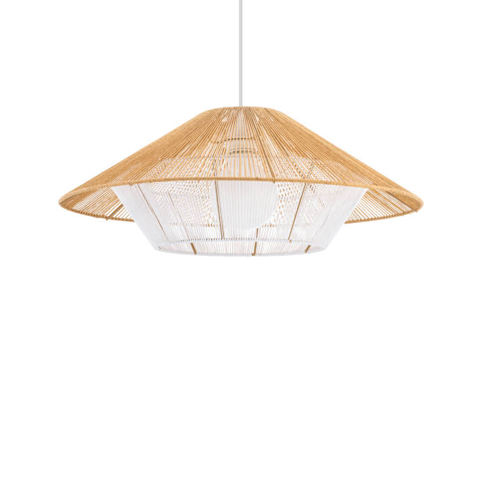 Nowodvorski JAPANDI M  Lampy sufitowe Lampy wiszące Max moc 25W only LED E27  Naturalne drewno 11157