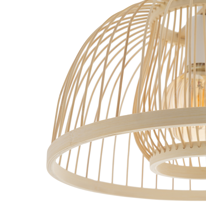 Nowodvorski KRABI  Lampy sufitowe Lampy wiszące Max moc 25W only LED E27  Naturalne drewno 11158