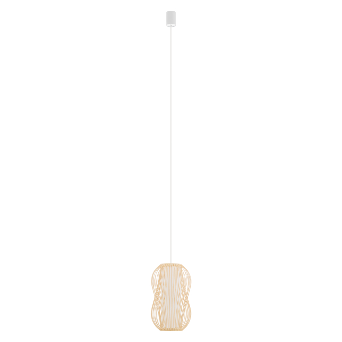 Nowodvorski PUKET S  Lampy sufitowe Lampy wiszące Max moc 25W only LED E27  Naturalne drewno 11160