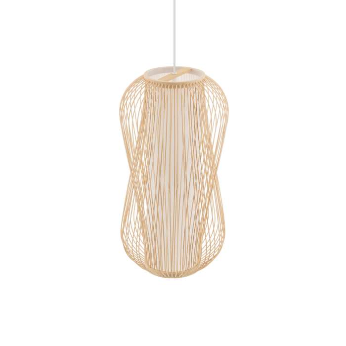 Nowodvorski PUKET L  Lampy sufitowe Lampy wiszące Max moc 25W only LED E27  Naturalne drewno 11162