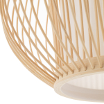 Nowodvorski PUKET L  Lampy sufitowe Lampy wiszące Max moc 25W only LED E27  Naturalne drewno 11162