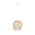 Nowodvorski HAITI S  Lampy sufitowe Lampy wiszące Max moc 25W only LED E27  Naturalne drewno 11163